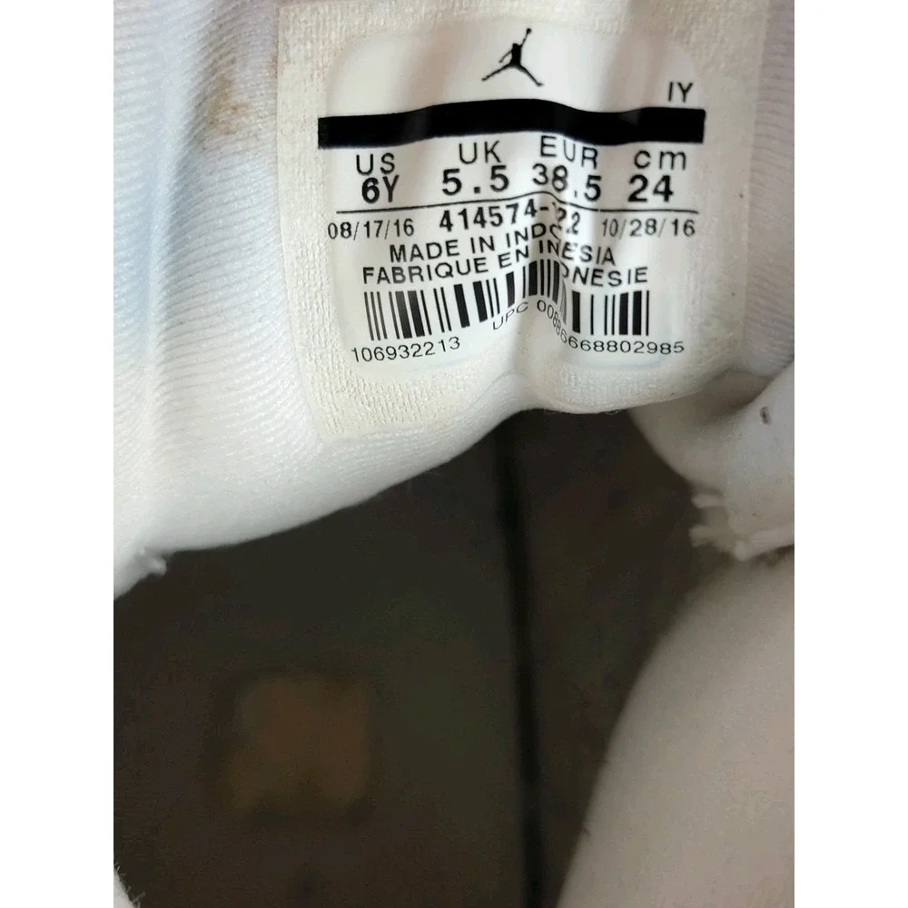 Air Jordan 13 Retro History of Flight Size Youth Size 6Y Women Size 7.5